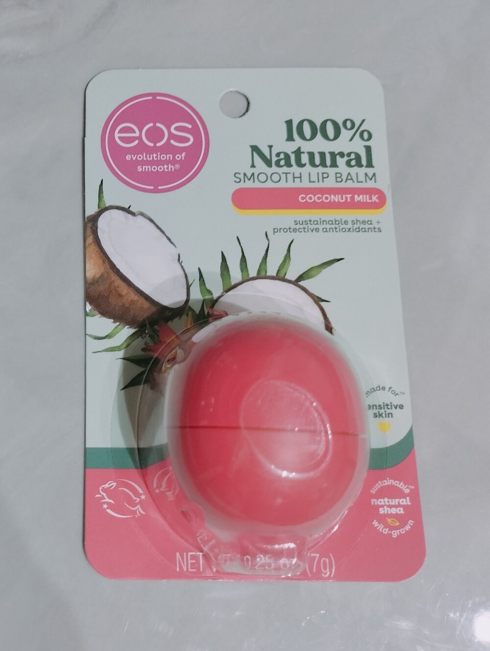 eos Coconut Milk Smooth Lip Balm - Pink Sphere